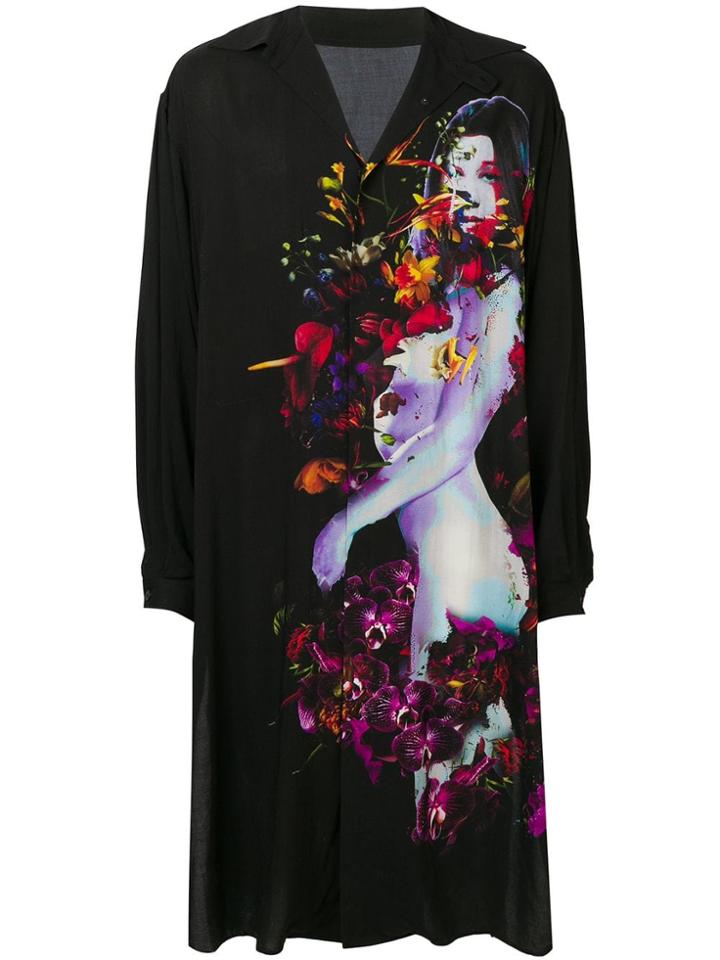 Yohji Yamamoto Printed Shirt - Black