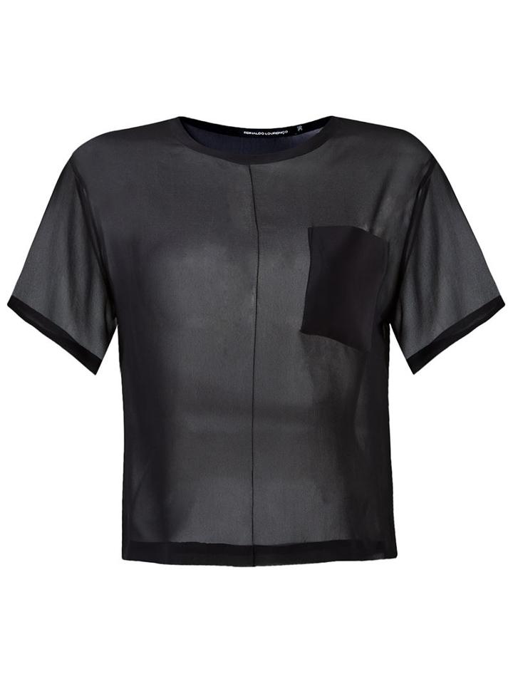 Reinaldo Lourenço Sheer Silk Blouse