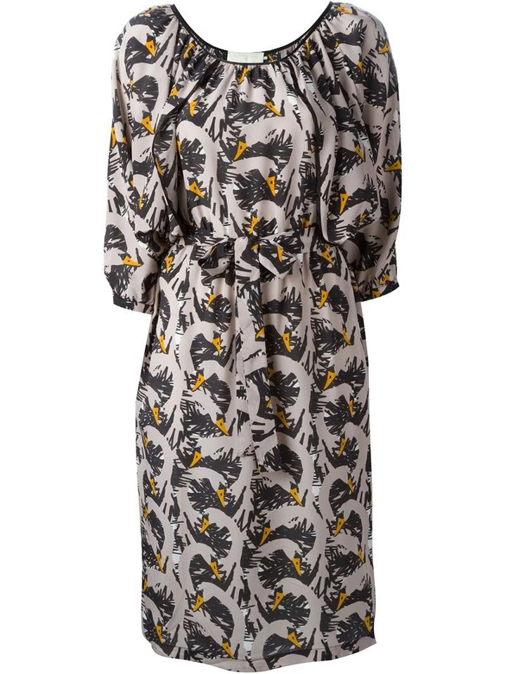 L'autre Chose Duck Print Dress