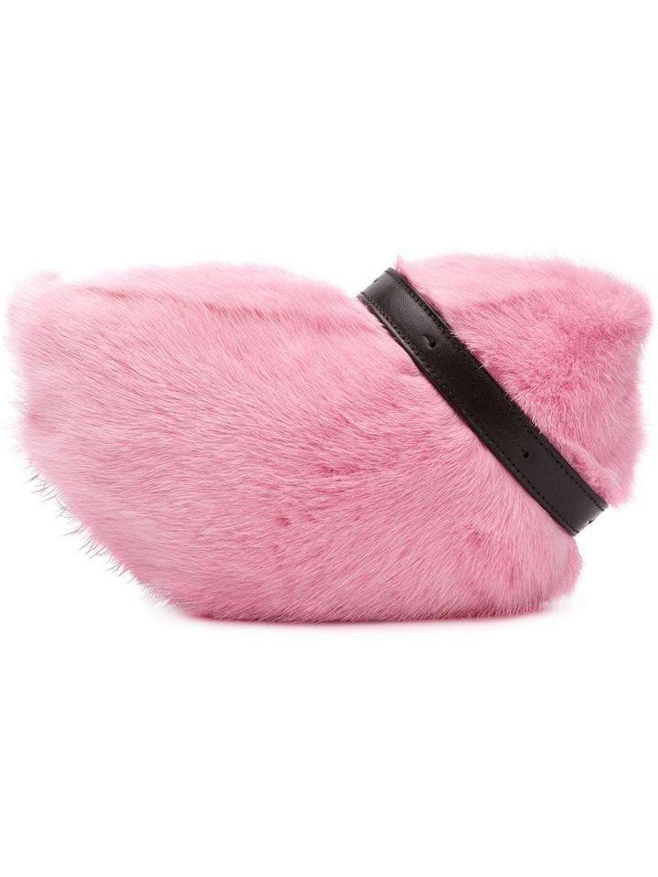 Simonetta Ravizza Furrissima Belt Bag - Pink