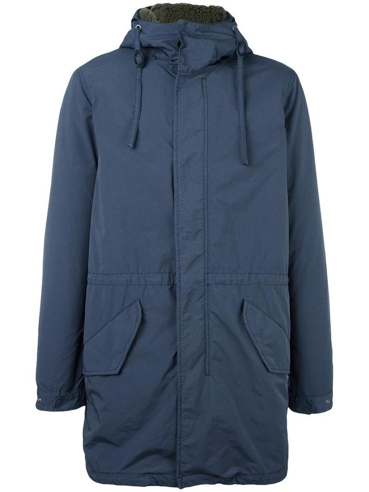 Aspesi Classic Parka, Men's, Size: Medium, Blue, Polyamide/polyester/acrylic
