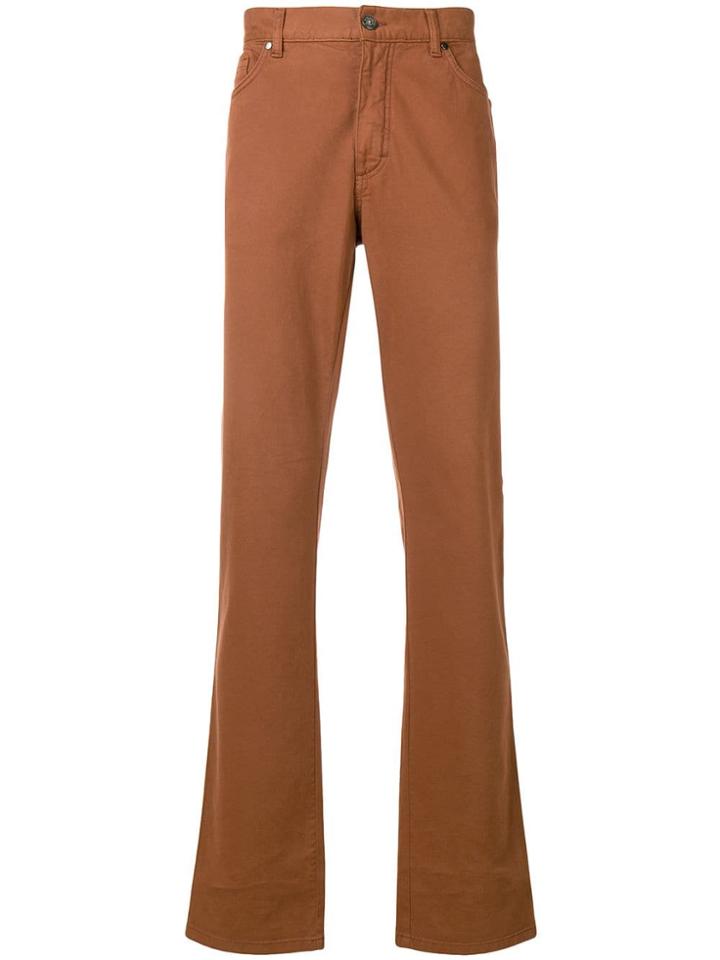 Ermenegildo Zegna Straight-leg Jeans - Brown