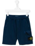 Stone Island Kids Casual Shorts, Boy's, Size: 8 Yrs, Blue