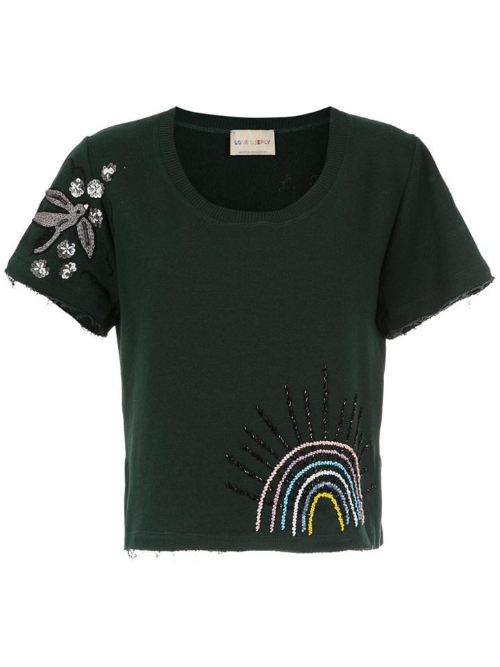Andrea Bogosian Embroidered Blouse - Green