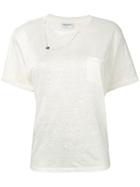 Saint Laurent Necklace Detail T-shirt - White