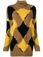 Ermanno Scervino Geometric Patterned Jumper - Brown