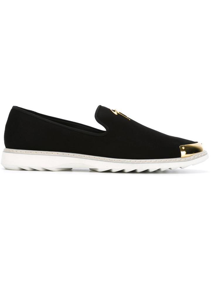 Giuseppe Zanotti Design Contrasted Toe Cap Slip-on Sneakers