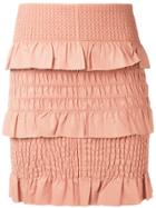 Drome Textured Skirt - Pink & Purple