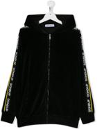 Dondup Kids Teen Contrast Side Panel Hoodie - Black