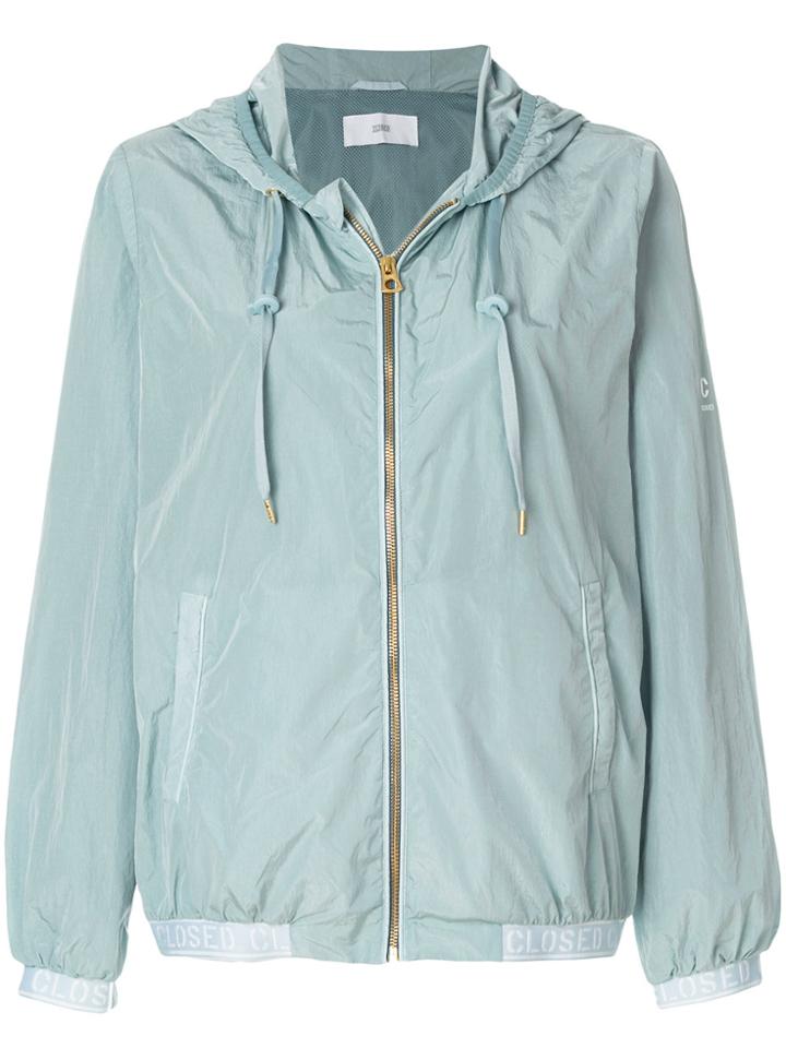 Closed Zipped Windbreaker - Green