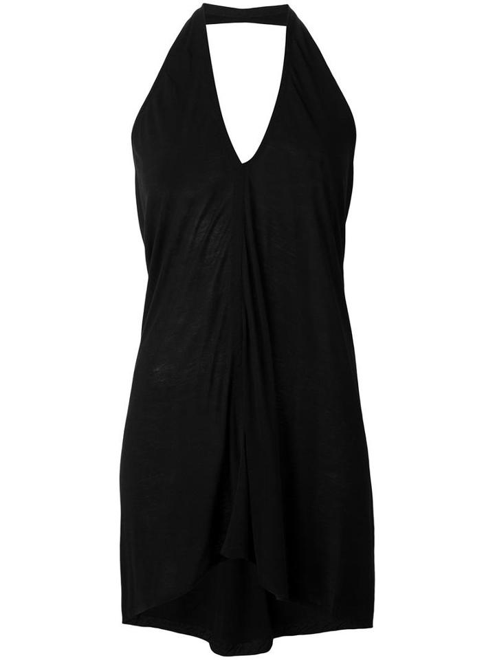 Rick Owens - Halter Top - Women - Silk/viscose - 42, Black, Silk/viscose