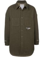 Readymade Oversized Button Down Shirt - Green
