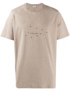 Saint Laurent Logo Print T-shirt - Neutrals