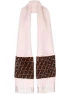 Fendi Touch Of Fur Scarf - Pink