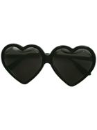 Gucci Specialized-fit Heart Frame Sunglasses - Black