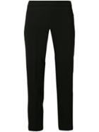 Theory Slim Fit Cropped Trousers - Black