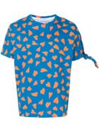 Jw Anderson Printed Hearts T-shirt - Blue