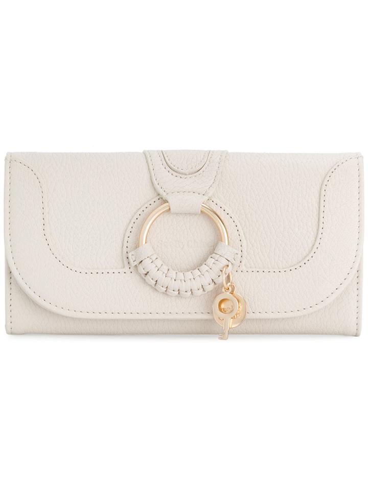 See By Chloé Ring Detail Wallet - White