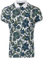 Etro Floral Print Polo Shirt, Men's, Size: Xl, Cotton