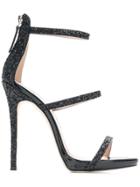 Giuseppe Zanotti Design Glitter Stiletto Sandals - Black