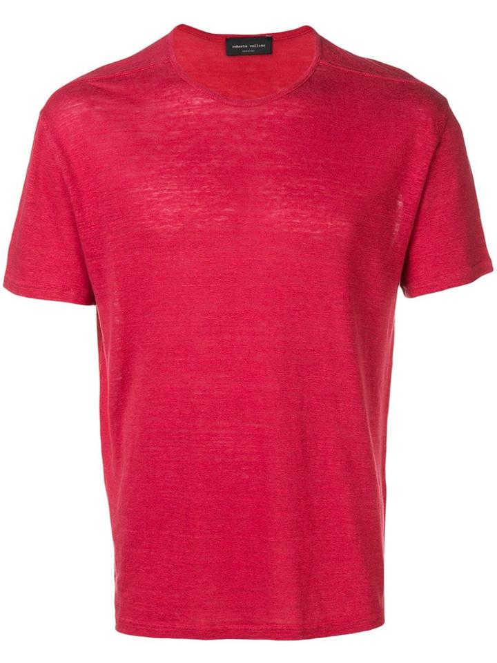 Roberto Collina Slim Fit T-shirt - Red
