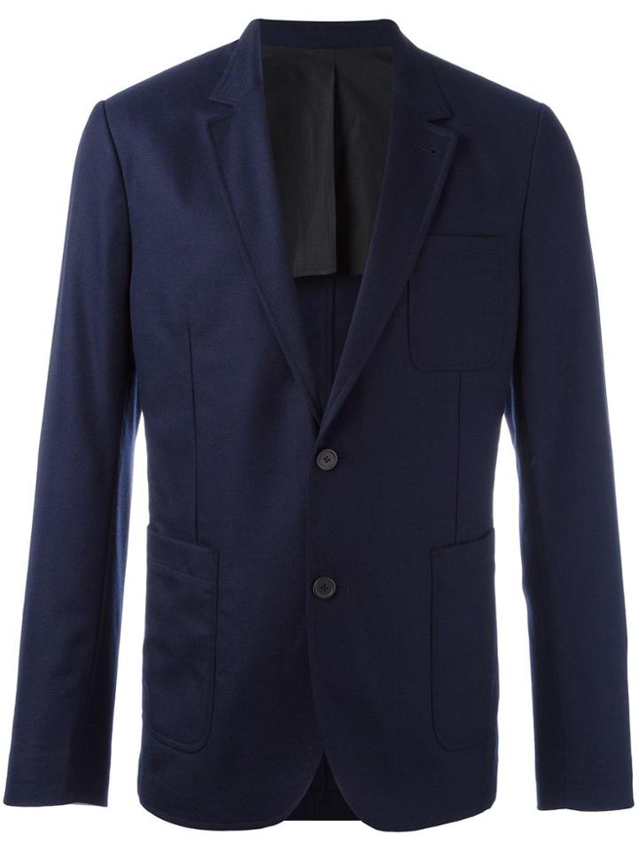 Ami Alexandre Mattiussi Half Lined 2 Button Jacket - Blue