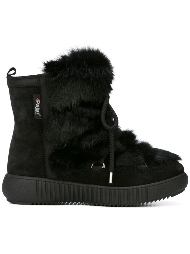 Pajar Lace-up Chunky Boots - Black