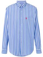 Ami Alexandre Mattiussi Striped Shirt - Blue