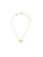 Anapsara 18kt Yellow Gold Dragonfly Pendant Necklace