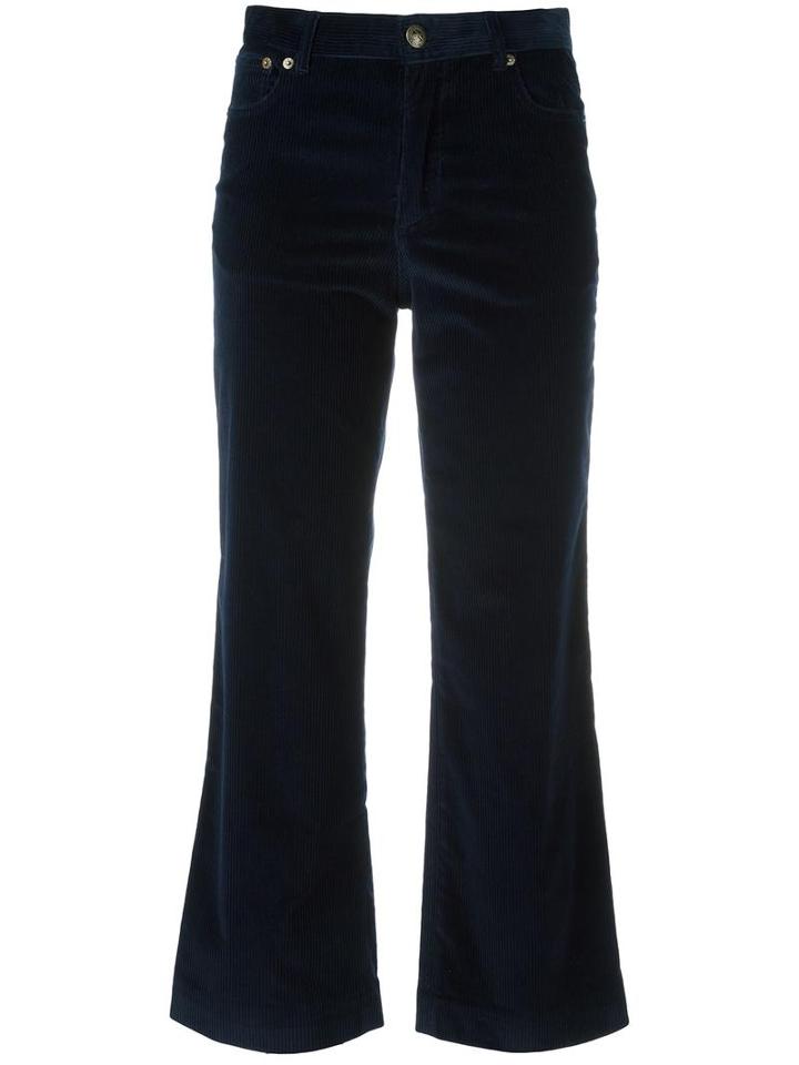 A.p.c. 'jean Sailor' Pants, Women's, Size: 31, Blue, Cotton/spandex/elastane