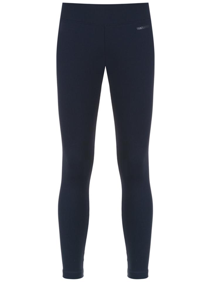 Track & Field Zip Detail Leggings - Blue