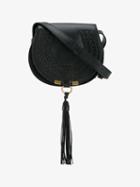 Chloé Small Marcie Bag, Women's, Black, Calf Leather/calf Suede