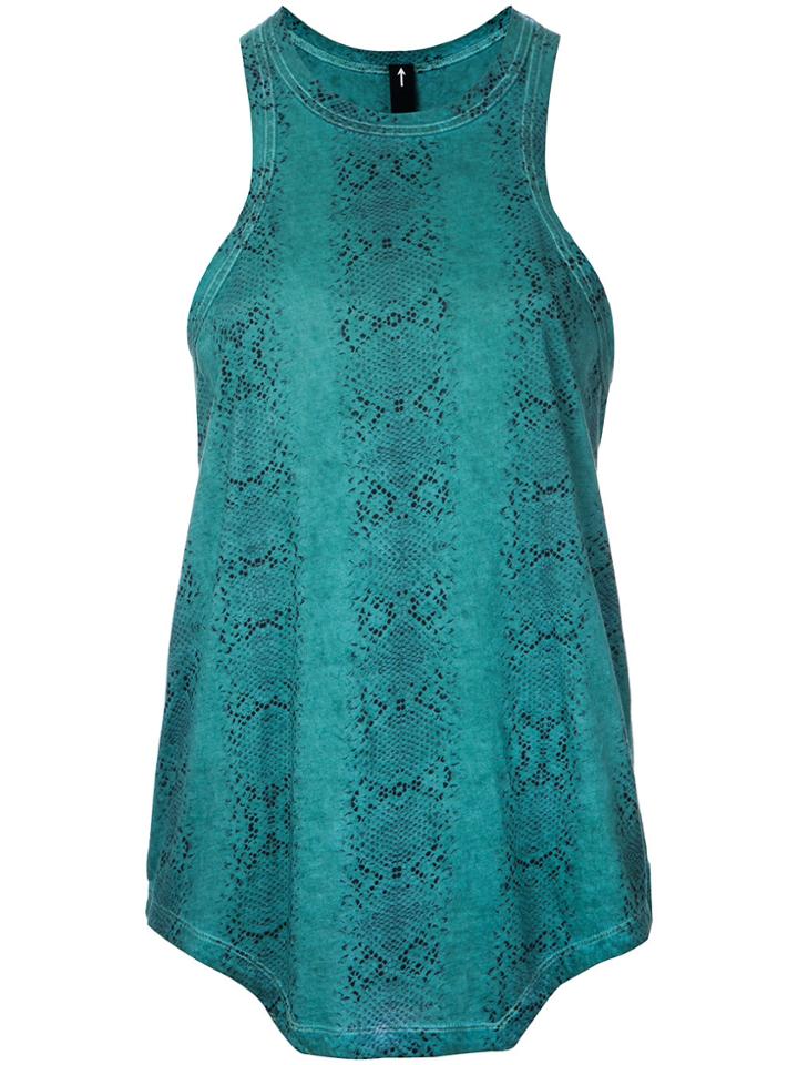 The Upside Python Print Sports Top - Green