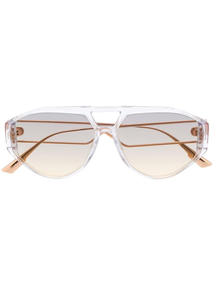 Dior Eyewear Light Gold Sunglasses