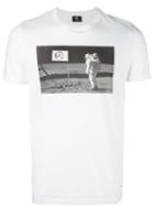Ps By Paul Smith Digital Moon Print T-shirt, Men's, Size: Medium, White, Organic Cotton