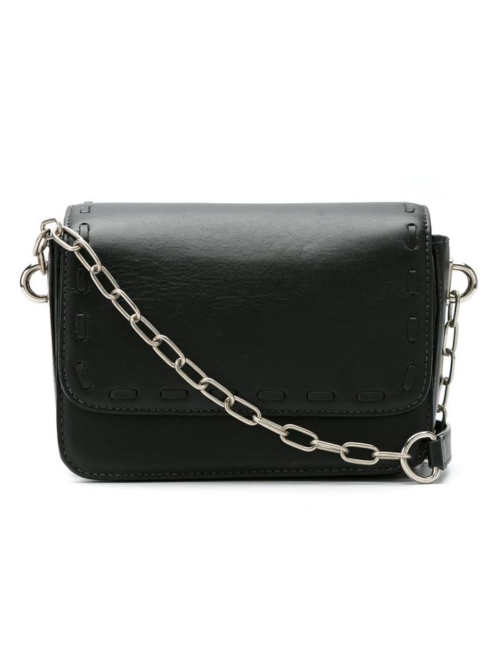 Leather Shoulder Bag - Women - Leather - One Size, Black, Leather, Uma Raquel Davidowicz