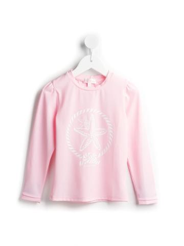 Heidi Klein Kids 'phoebe' Rash Vest, Girl's, Size: 6 Yrs, Pink/purple