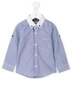 Lapin House - Contrast Collar Shirt - Kids - Cotton/tactel - 18 Mth, Blue
