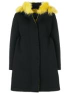 Ermanno Scervino Fur Collar Parka - Black