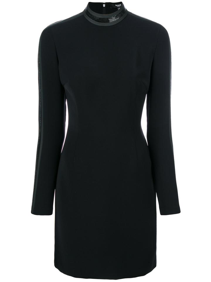 Versus Long Sleeved Stretch Dress - Black