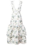 Brock Collection Floral Plunge Neck Dress - Unavailable
