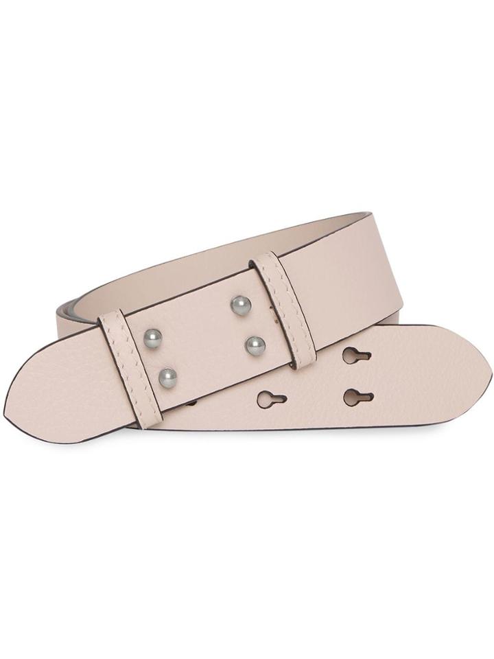 Burberry The Small Belt Bag Grainy Leather Belt - Pink