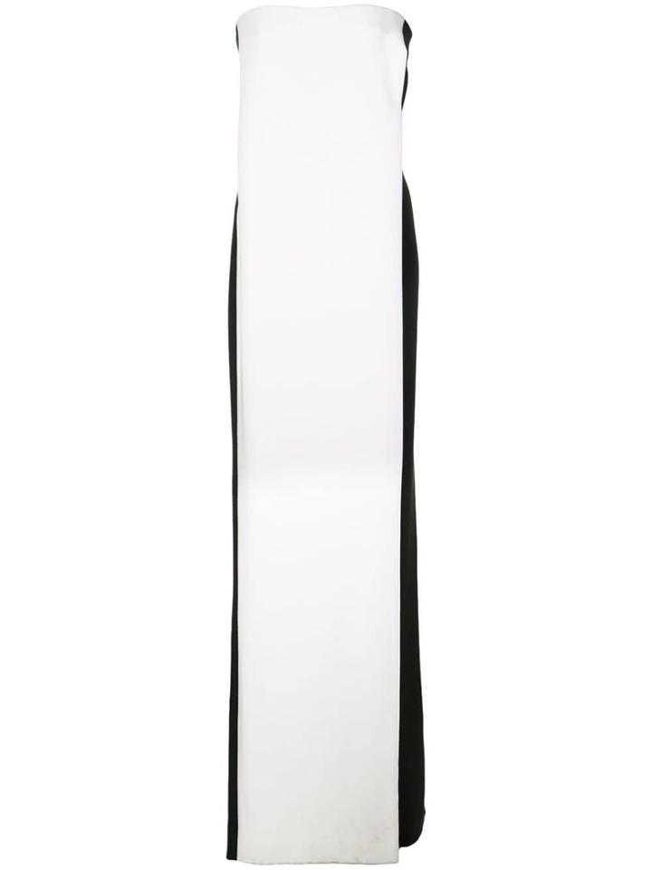 Cushnie Panelled Strapless Jumpsuit - Black