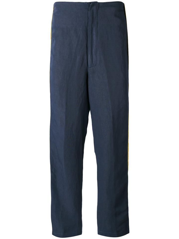 Nuur Side Stripe Trousers - Blue