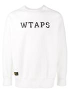 Wtaps - Classic Logo Sweatshirt - Men - Cotton - L, White, Cotton
