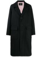 Dsquared2 Classic Single-breasted Coat - Blue
