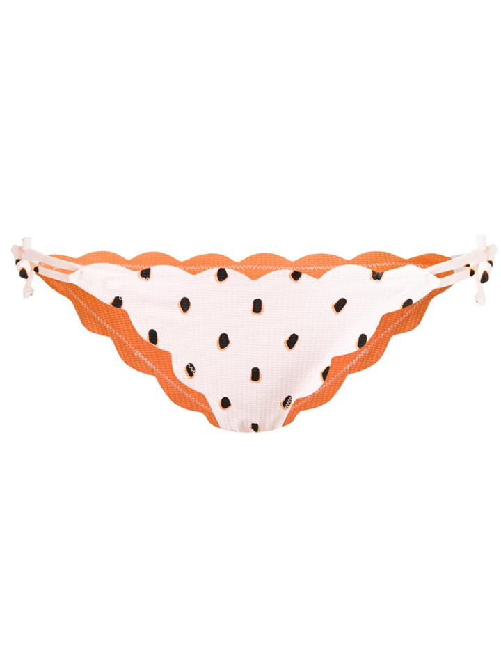 Marysia Mott Spotted Bikini Bottoms - Pink & Purple