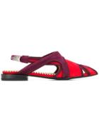 Toga Pulla Slingback Sandals - Red
