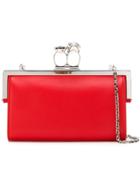 Alexander Mcqueen Skull Detail Wallet - Red
