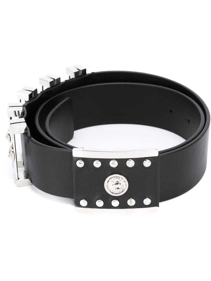 Versus Lion Head Buckle Belt